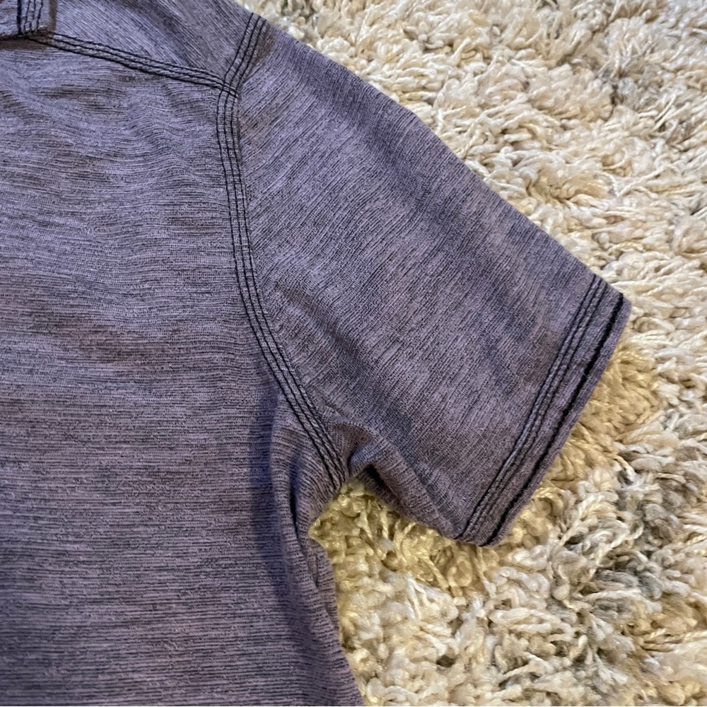 BKE Men's Heathered Gray Polo Shirt‎ - Picture 4 of 13